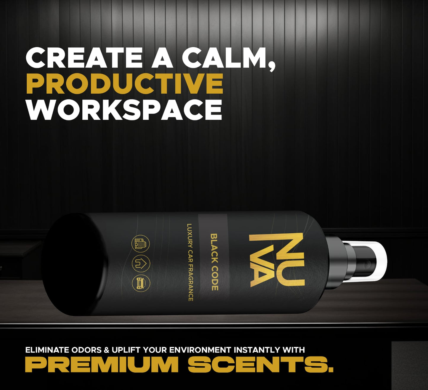 NUVA™ Luxury Air Freshener Spray – Car, Home & Office 250ml